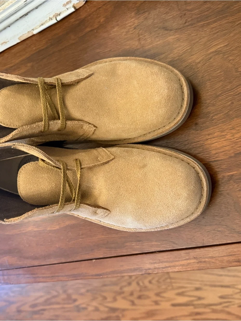 Clarks Bushacre 2 Tan Suede Chukka Desert Boots Mens 7.5